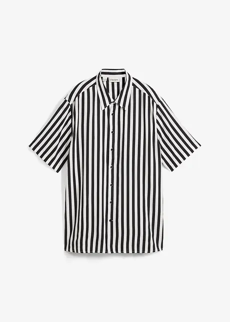 Overhemd met korte mouwen van zachte viscose, bonprix