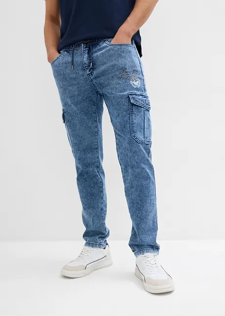 Slip-on jeans regular fit, tapered, bonprix