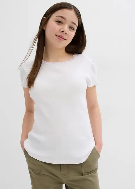 Geribd shirt van biologisch katoen, bonprix