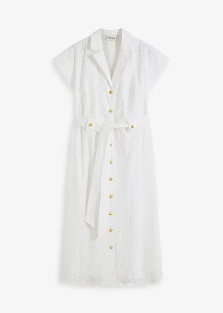 Overhemdjurk met broderie anglaise, bonprix