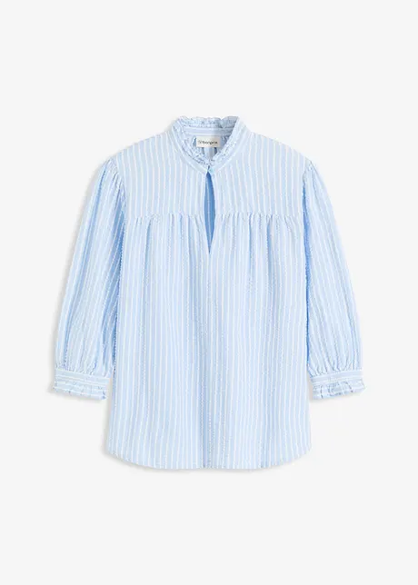 Getreepte blouse, bonprix