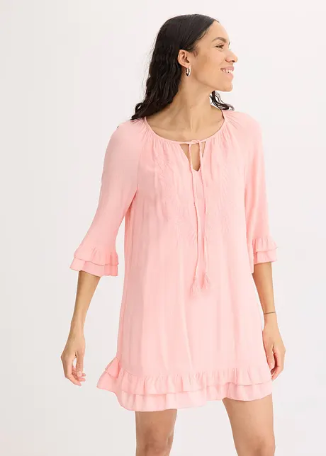 Boho jurk met borduursel, bonprix