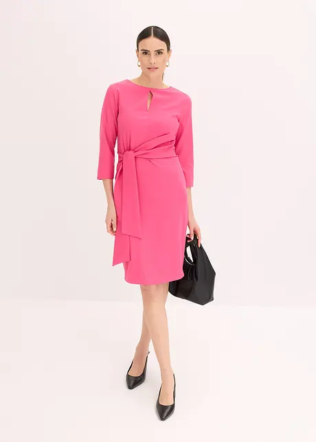 Jurk met strikdetail, bonprix