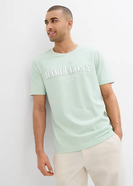 T-shirt ( set van 2) van puur biologisch katoen, bonprix