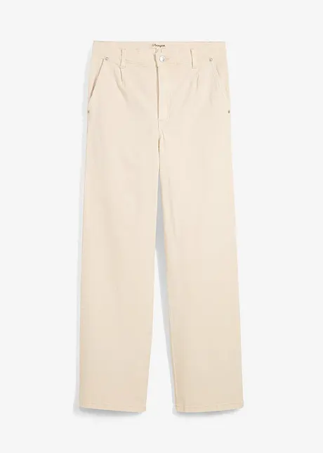Straight jeans high waist, low stretch, bonprix