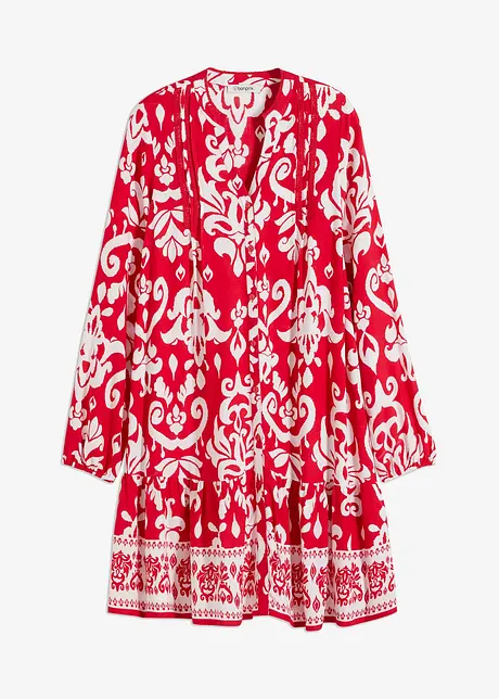 Tuniekjurk van vloeiende viscose, bonprix