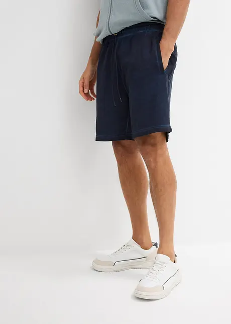 Sweat bermuda in een verwassen look, bonprix