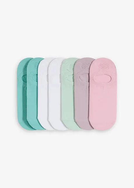 Kousenvoetjes met silicone strip (7 paar), bonprix