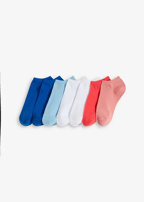 Sneakersokken met biologisch katoen (set van 7), bonprix