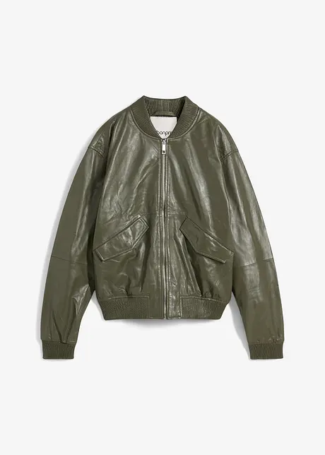 Leren blouson van lamsnappa, bonprix