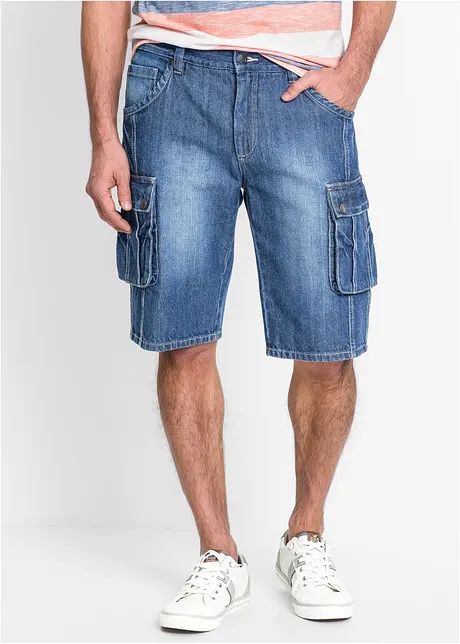 Cargo jeans bermuda regular fit, bonprix
