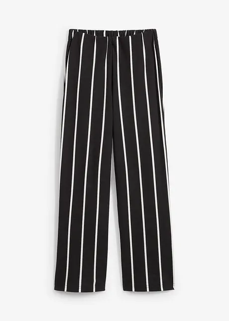 Jersey broek van robuust piqué, bonprix