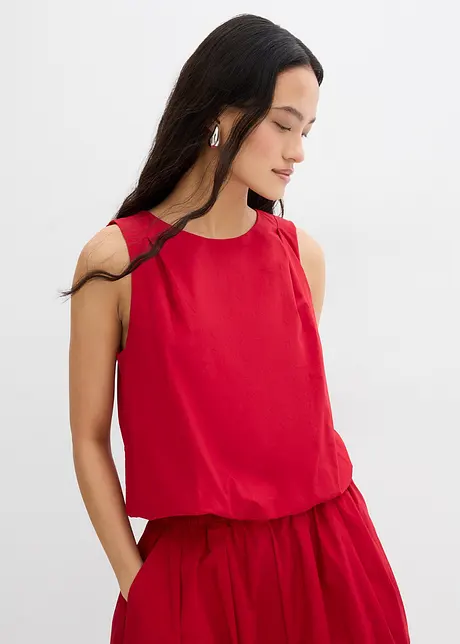 Blousetop van puur katoen, bonprix