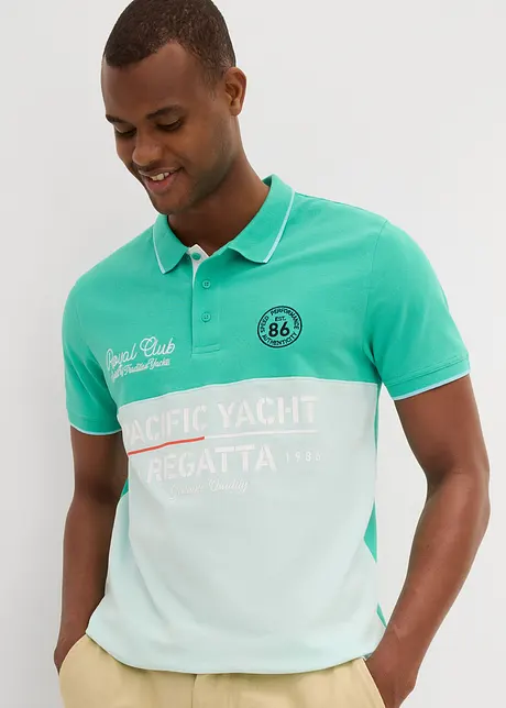 Poloshirt van puur biologisch katoen, korte mouwen, bonprix