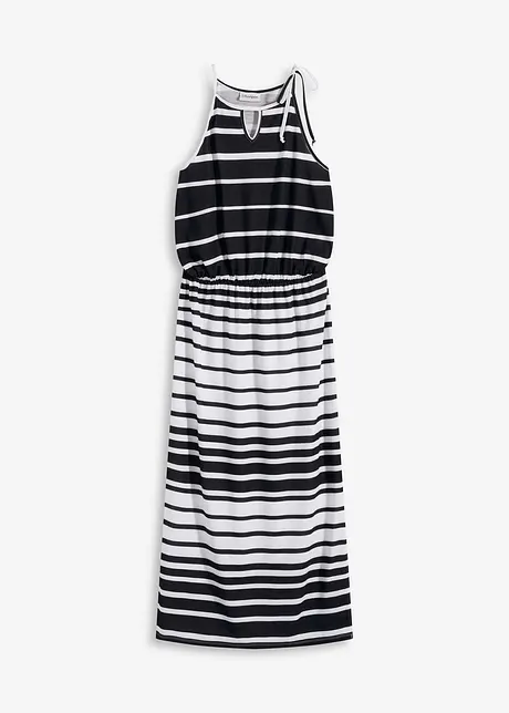 Jersey jurk met veters, bonprix