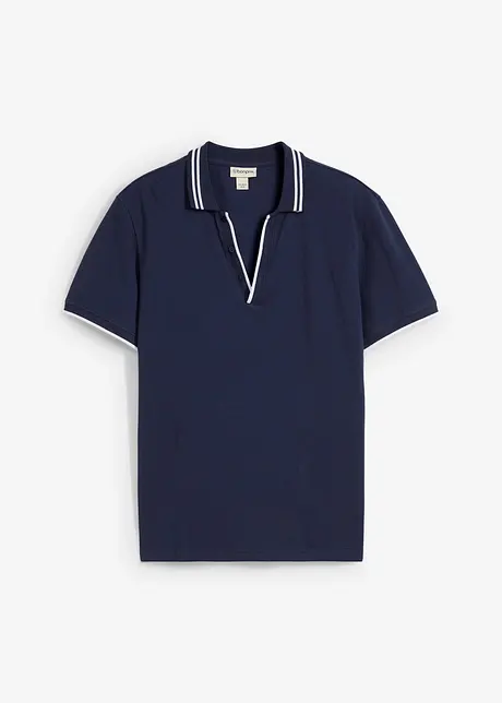 Poloshirt met V-hals, bonprix