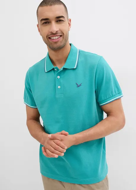 Piqué poloshirt van biologisch katoen, bonprix