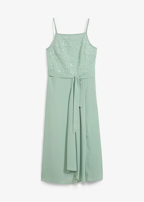 Maxi jurk met pailletten, bonprix