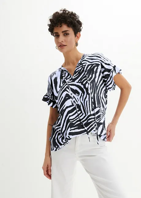 Soepelvallende tuniek van viscose, bonprix