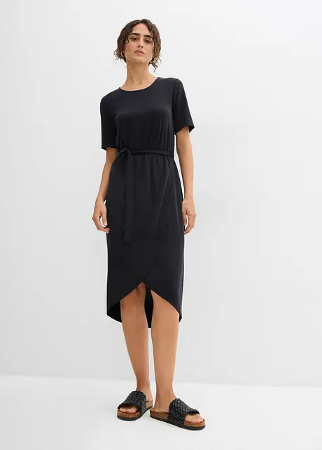 Aansluitende jersey jurk in een soepele viscosemix, bonprix