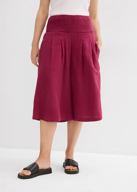 Capri broek van mousseline, bonprix