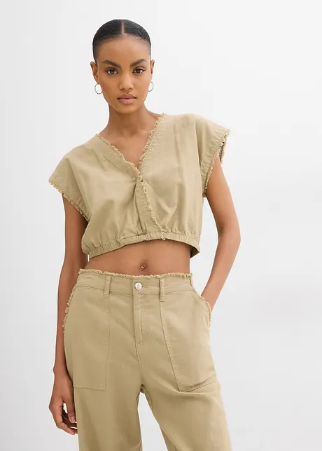 Verkorte blousetop, bonprix