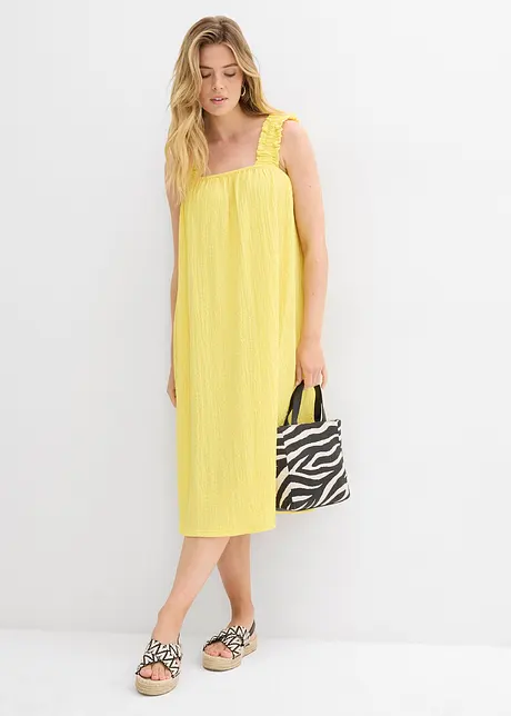 Jersey jurk van borken crepe, bonprix