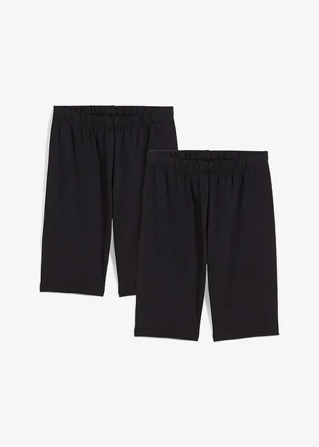 Biker short van een elastische katoenmix (set van 2), bonprix
