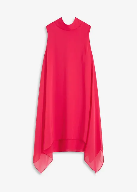Chiffon jurk met sjaalkraag, bonprix