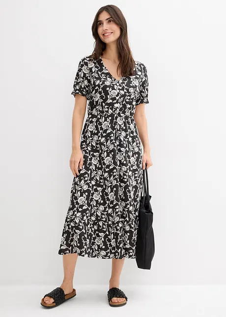 Jersey jurk van soepele viscose, bonprix