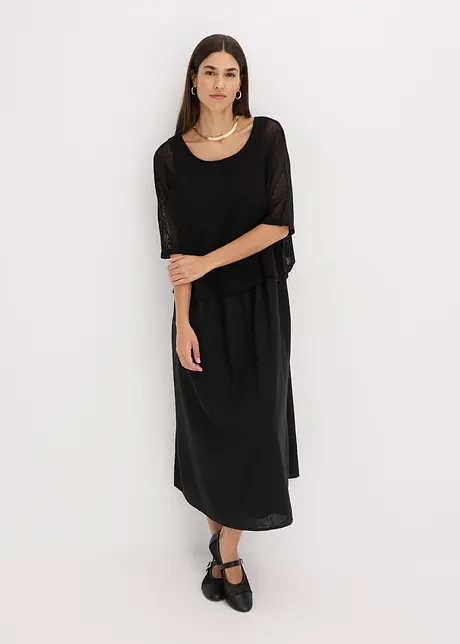 Jurk in 2-in-1 look, bonprix
