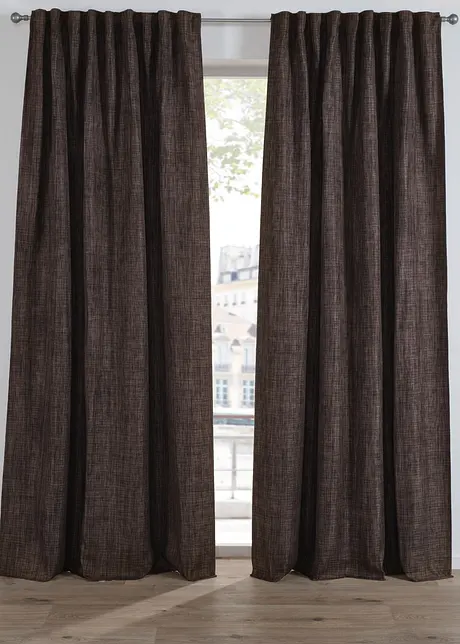 Verduisterend gordijn met elegante structuur (1 stuk), bonprix