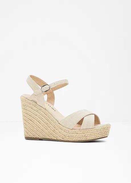 Sandaletten met sleehak, bonprix