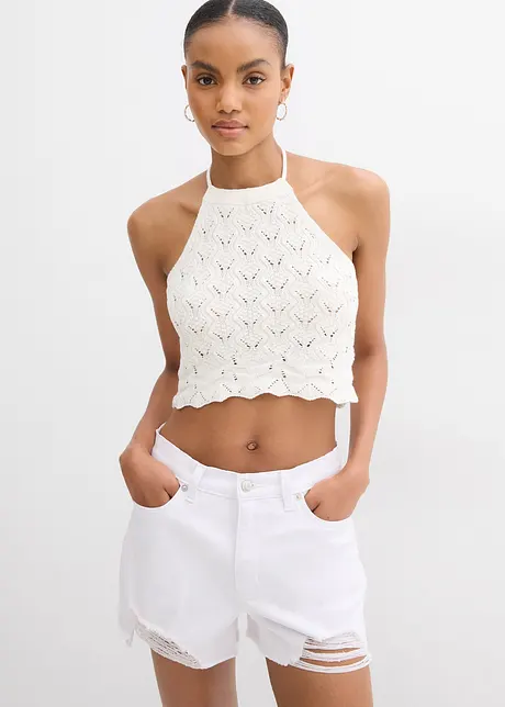 Gebreide neckholder top, bonprix