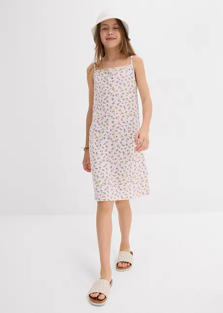 Jersey jurk in een elastische katoenmix (set van 2), bonprix