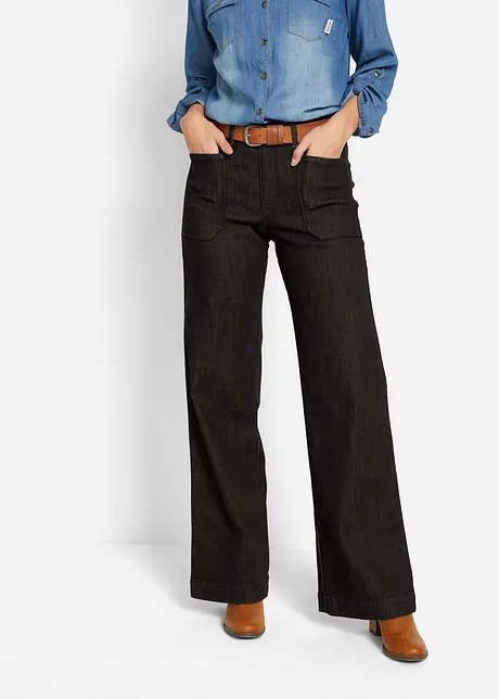 Stretch jeans, wide, John Baner JEANSWEAR