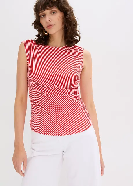 Shirt met plooitjes, bonprix