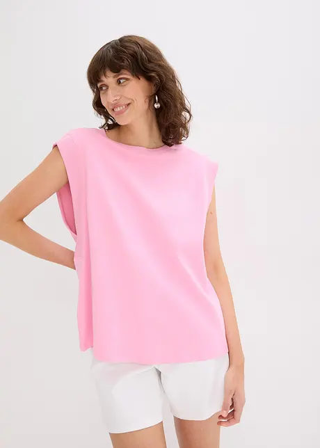 Top met ripstop inzetstuk, bonprix