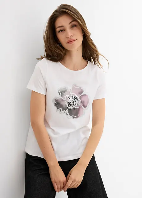 T-shirt van puur katoen, bonprix