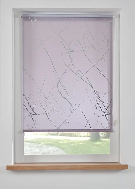 Rolgordijn met glanzende print, bonprix