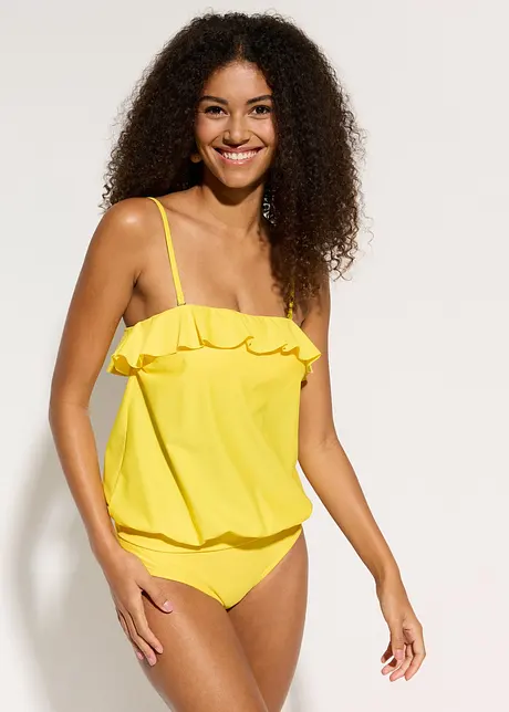 Badeau tankini met veelzijdige schouderbandjes (2-dlg. set), bonprix