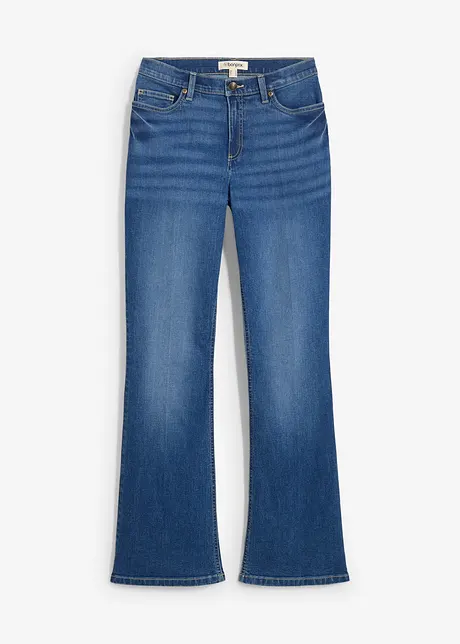Bootcut jeans mid waist, bonprix