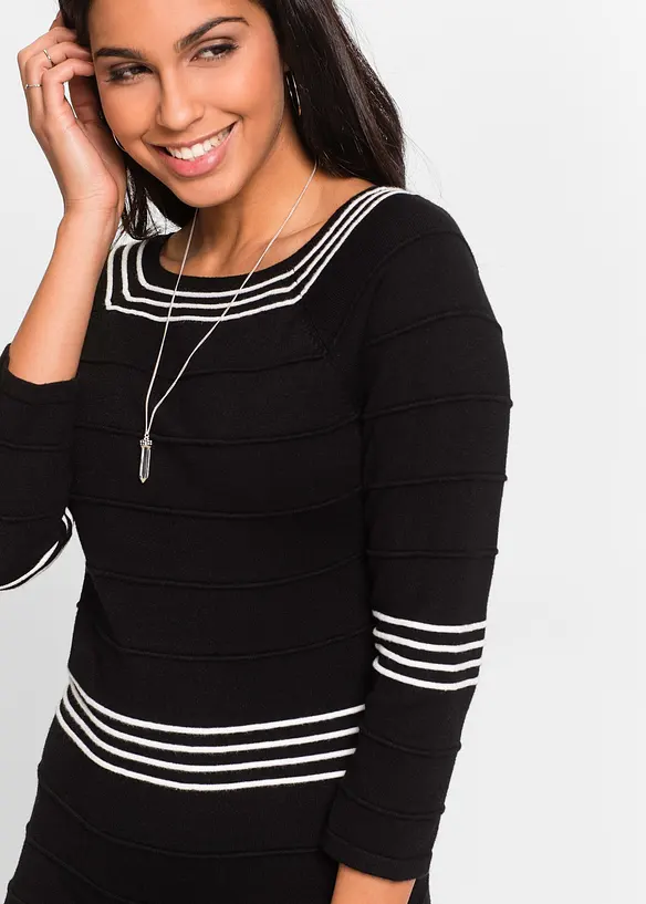 Gebreide jurk van soepele viscose, bonprix