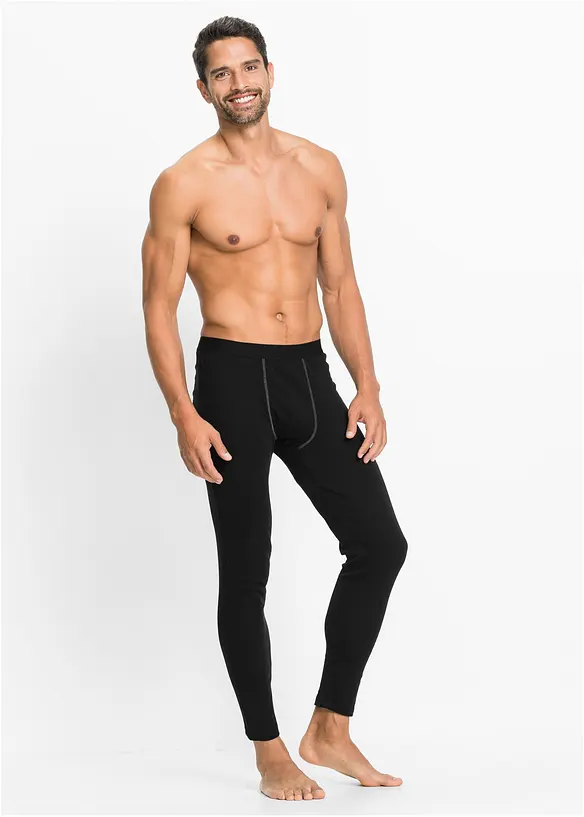 Lange onderbroek van geribd katoen, bonprix