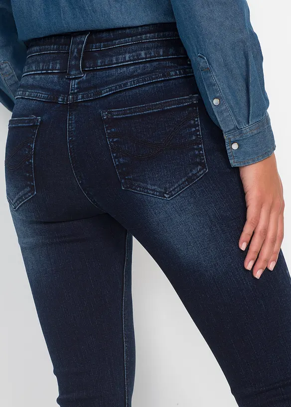 Corrigerende slim fit ultra soft jeans, high waist, bonprix