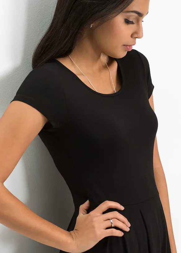Jersey jurk in een viscosemix, bonprix