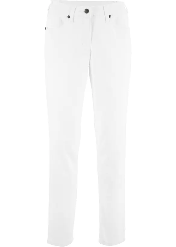 Twill broek met comfortband, straight, bonprix