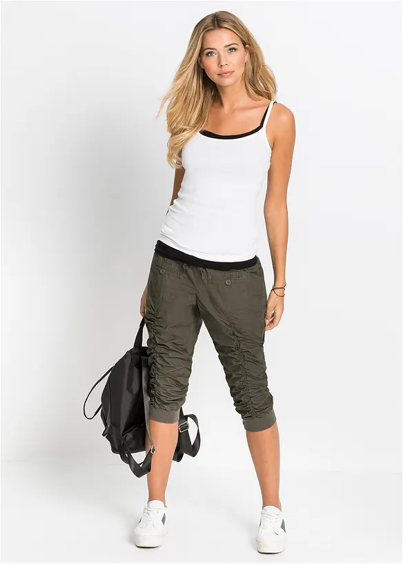 Comfortabele 3/4 broek van puur katoen, bonprix