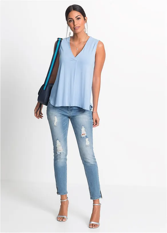 Top in een zachte viscosemix, bonprix