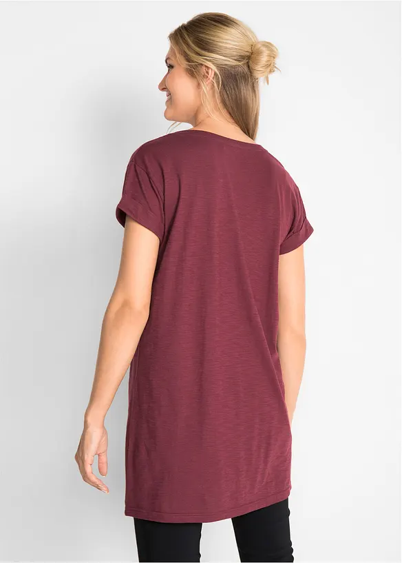 Boxy longshirt, korte mouw, bonprix